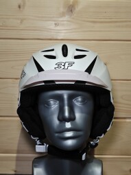 PRILBA 3F VISION HELMET MATTE WHITE 55-58CM